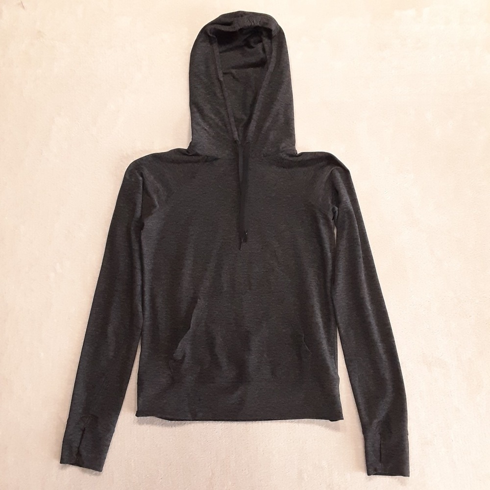 Outdoor Voices Mens Cloudknit Hoodie XS Charcoal Colorway Unisex Pullover